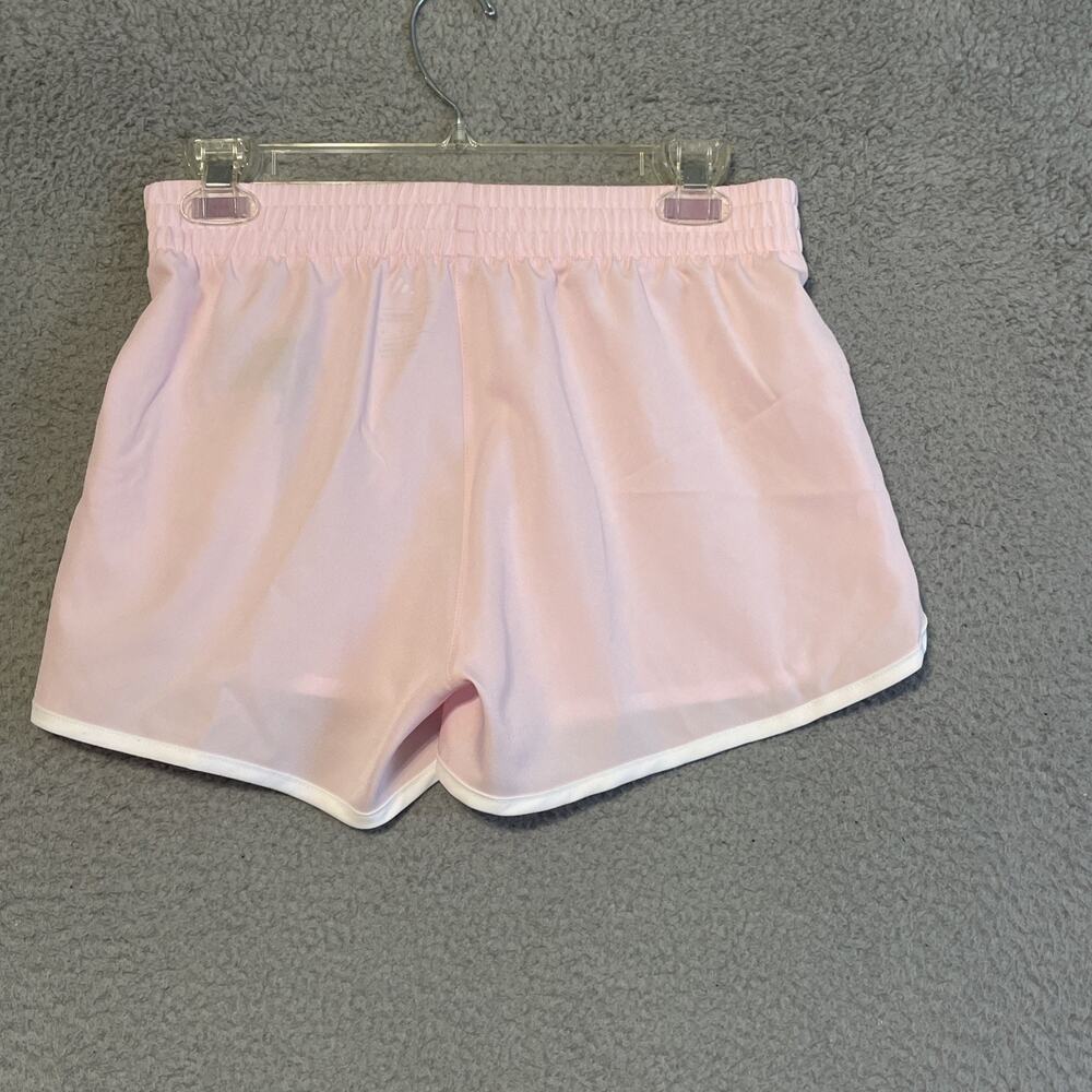 Adidas Girls Regular Fit Athletic Shorts Pink Size L 14 Athletic Shorts - Picture 8 of 8